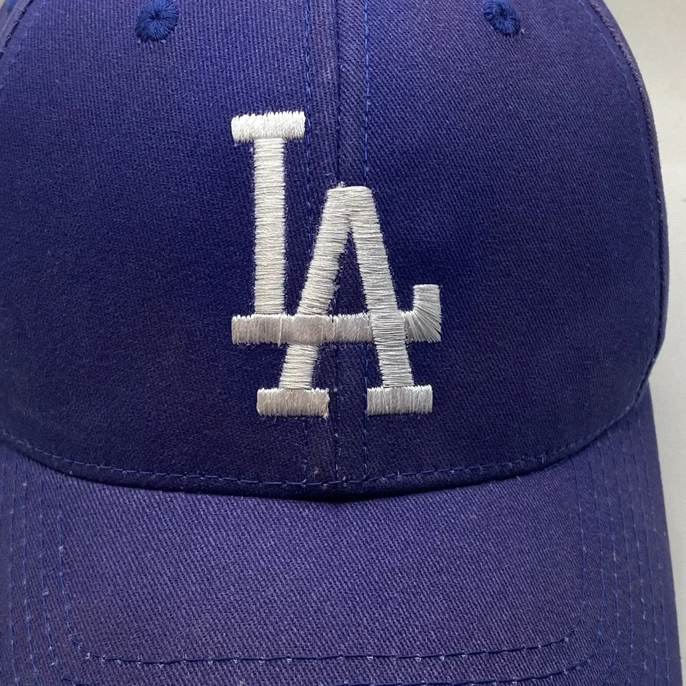 Los Angeles Dodgers Hat Youth  Faded Blue 47 Brand MVP STRAPBACK Cleaned‎